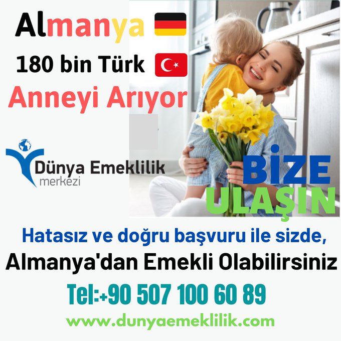 Almanya’dan Çocuk Yetiştirenler! Yeni Düzenleme İle Emekli Olabilirsiniz.