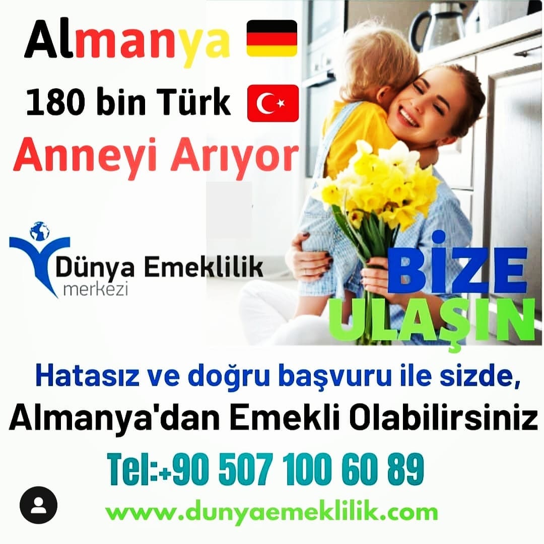 ALMANYA DA DOĞUM YAPAN ANNELER!... EMEKLİLİK FIRSATINI KAÇIRMAYIN