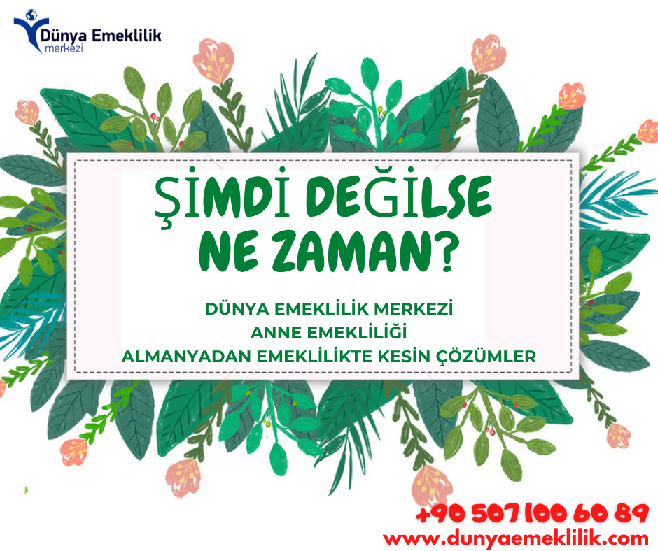 ŞİMDİ DEĞİLSE NE ZAMAN?