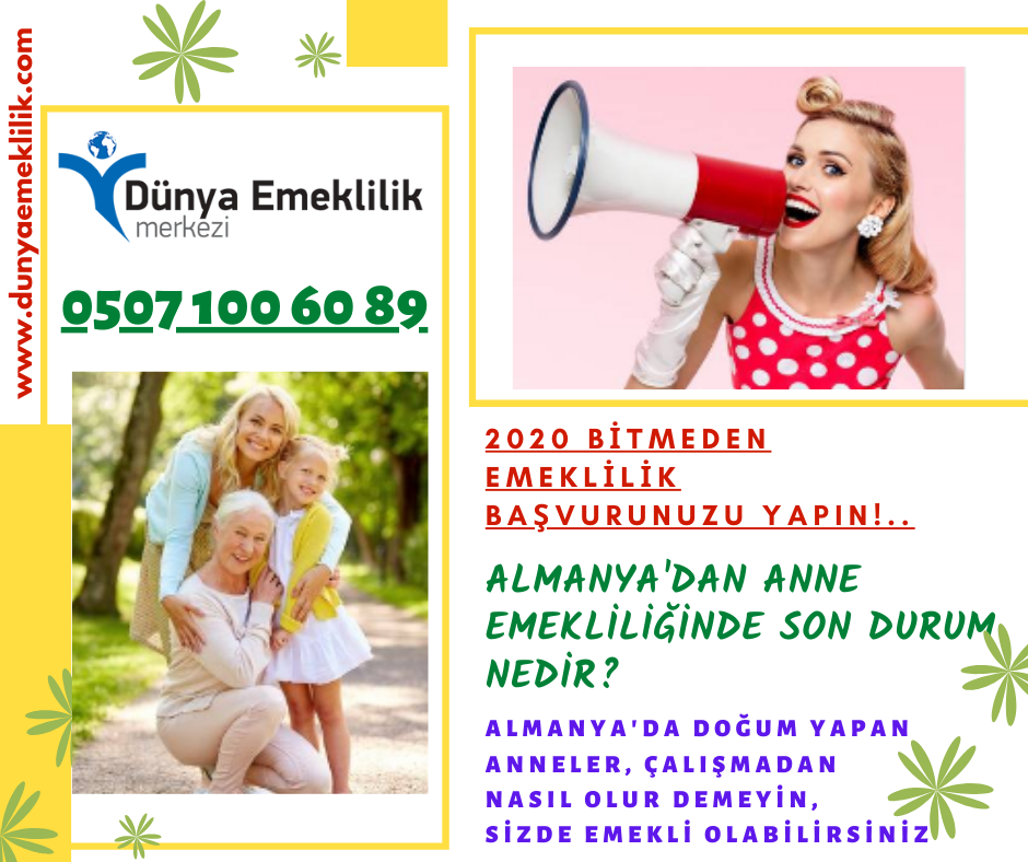 ANNE EMEKLİLİĞİNDE UZMAN