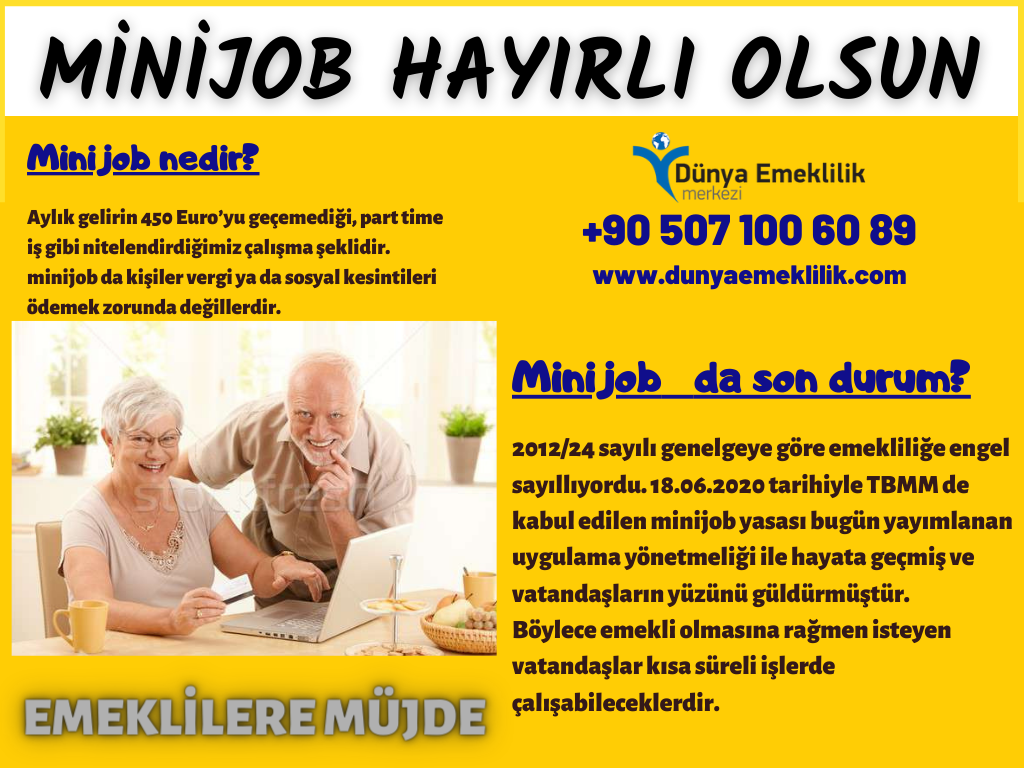 Minijob da son dakika hamlesi