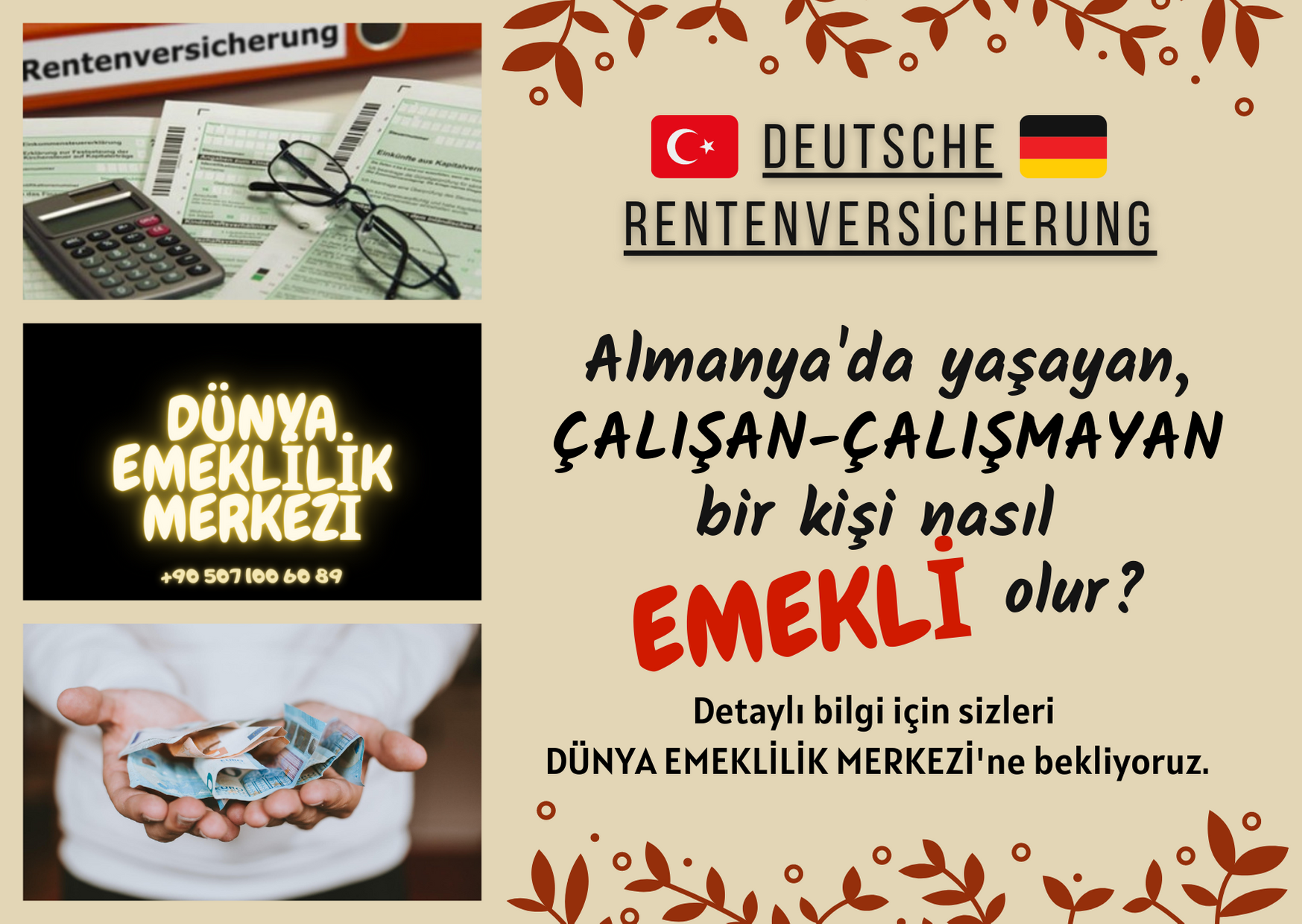Almanya dan emeklilik maaşı?