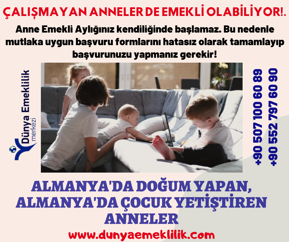 Almanya'dan cocuk yetiştirenlere emeklilik