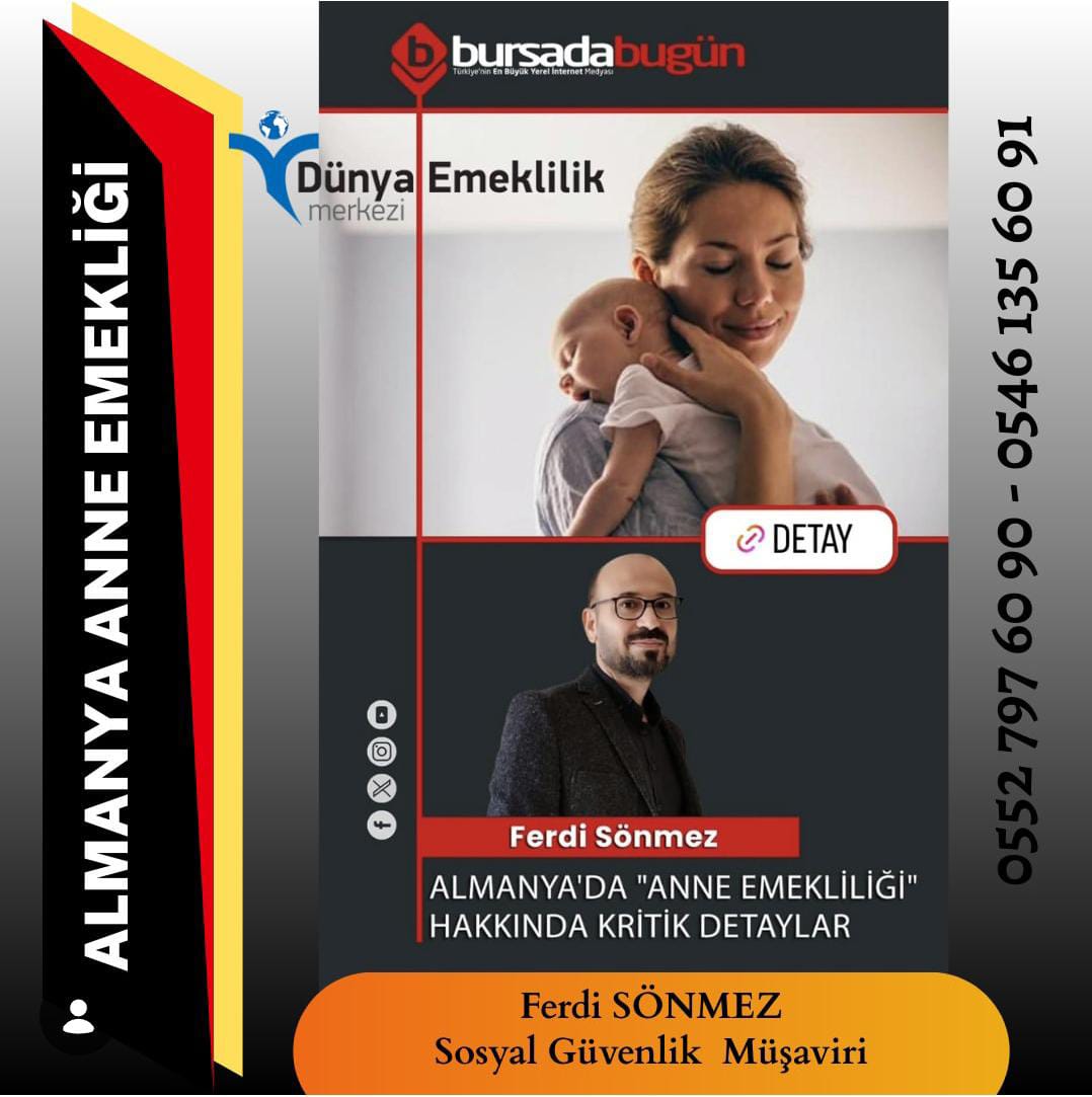 Almanya'da "Anne Emekliliği" hakkında kritik detaylar!