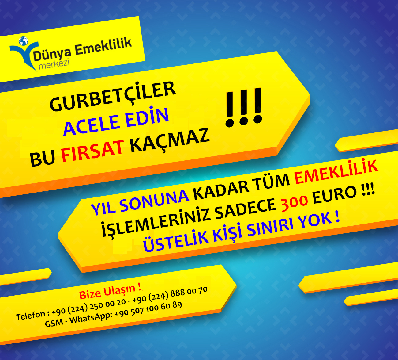 DÜNYA EMEKLİLİK'TE YIL SONU İNDİRİMİ !