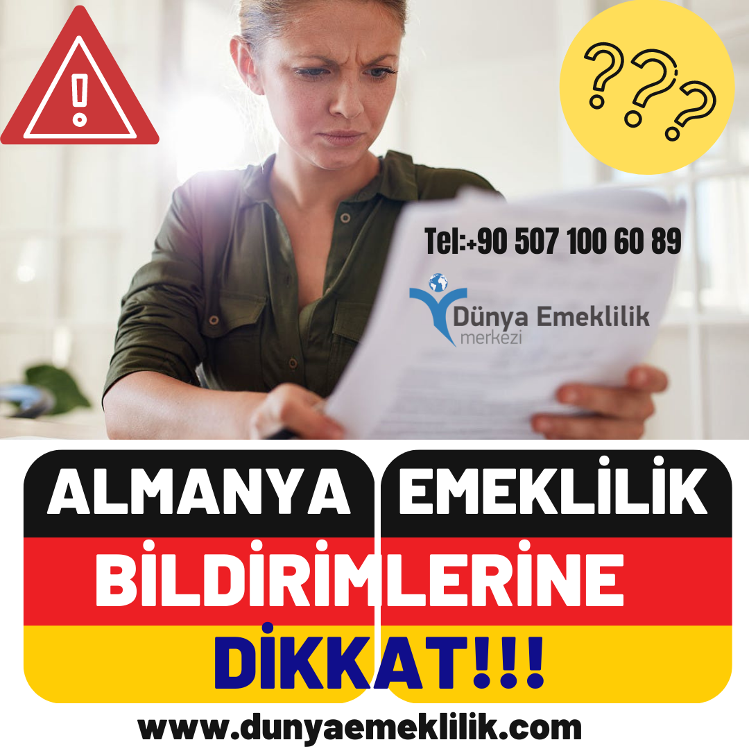Almanya Emeklilik Bildirimi Bana Ne Anlatıyor?