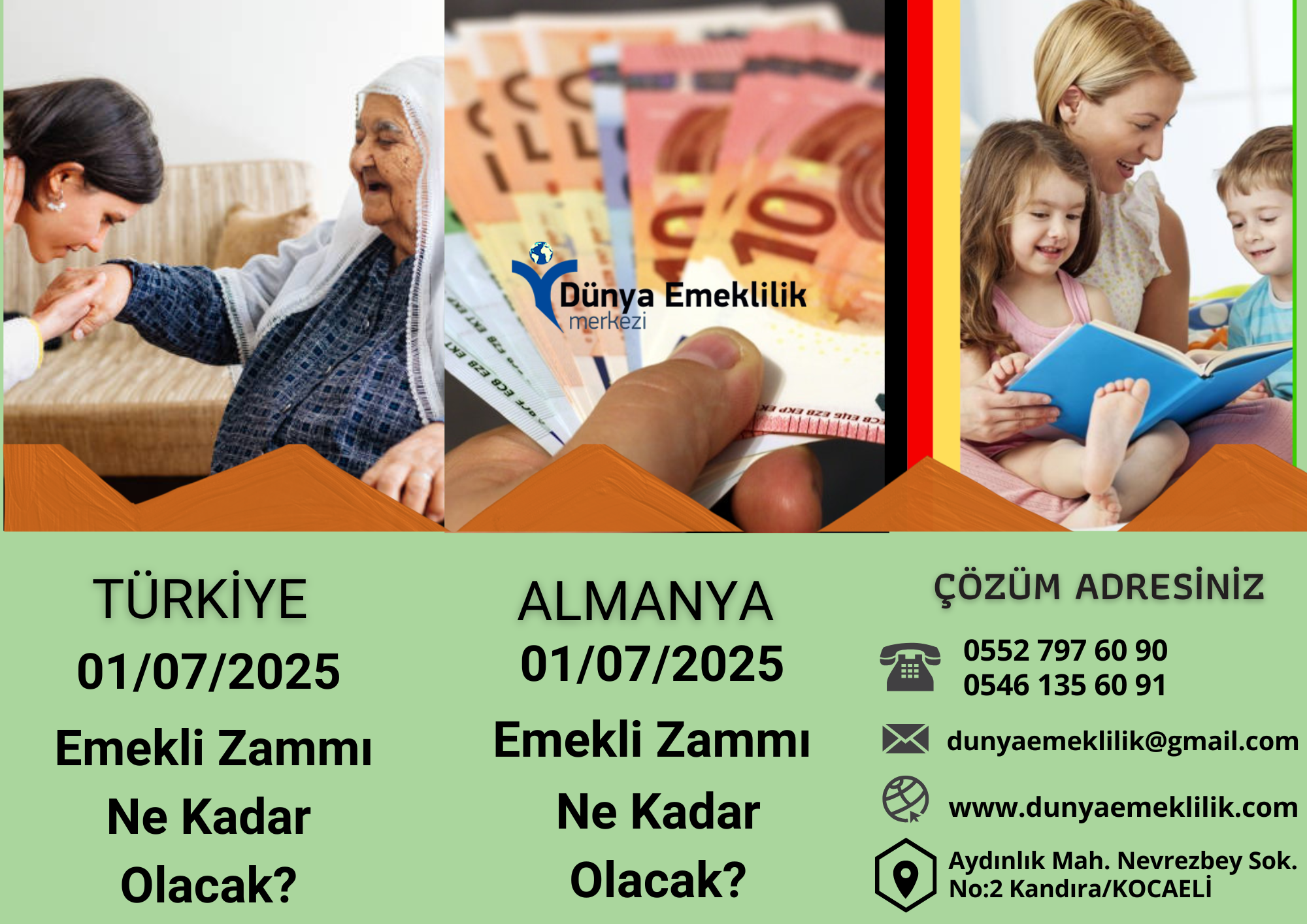 Almanya ve Türkiye’de 01.07.2025 Emekli Zammı Karşılaştırması