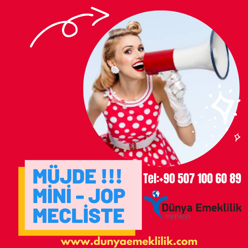 Almanya ve İsviçre için minijop tanımları ve emeklilik