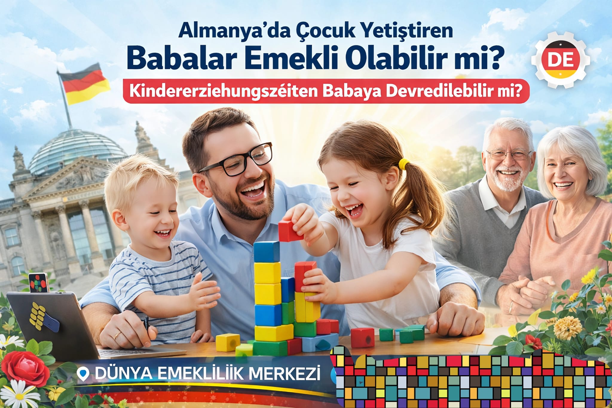Almanya’da Çocuk Yetiştiren Babalar Emekli Olabilir mi?
