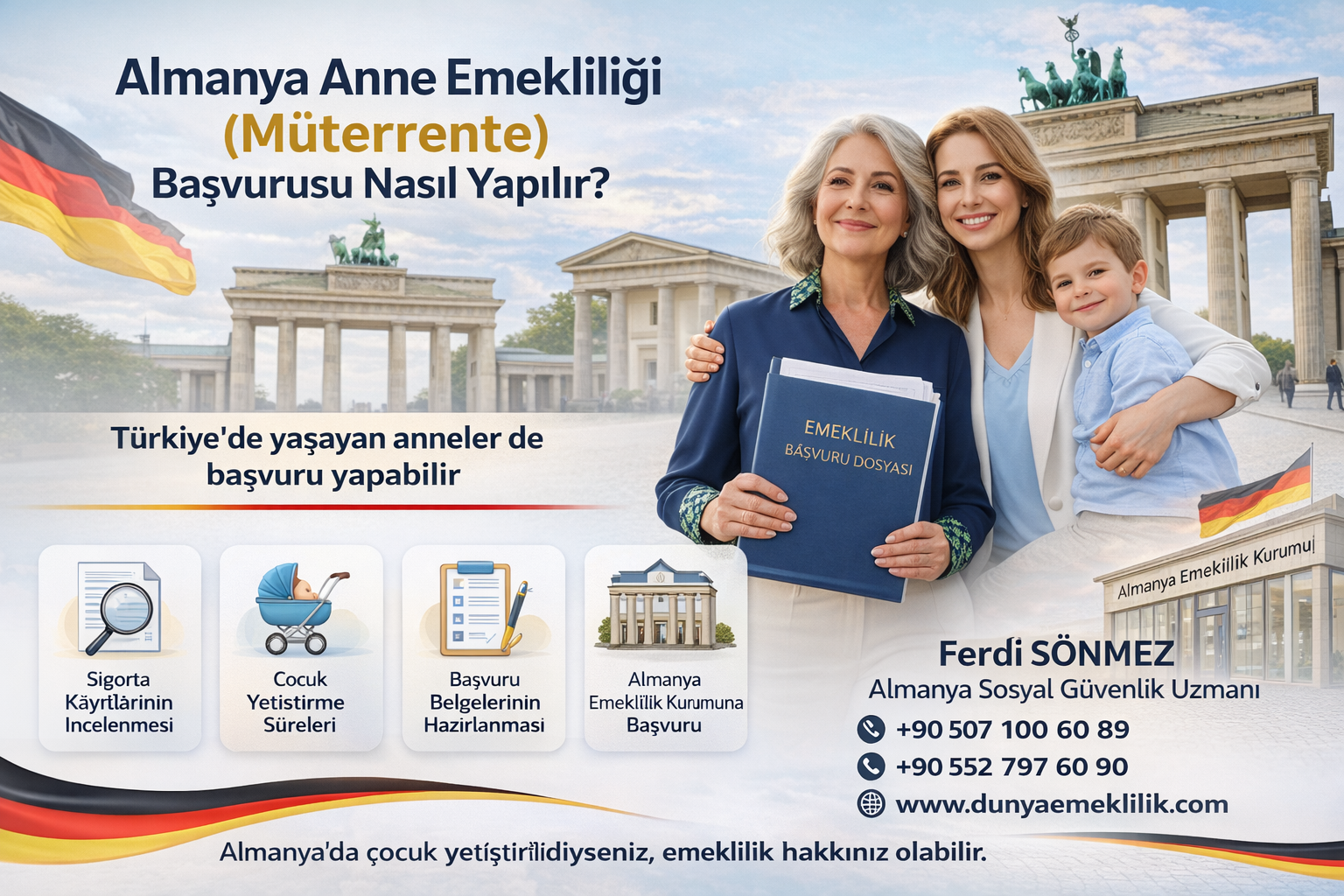 Almanya Anne Emekliliği Başvurusu Nasıl Yapılır?