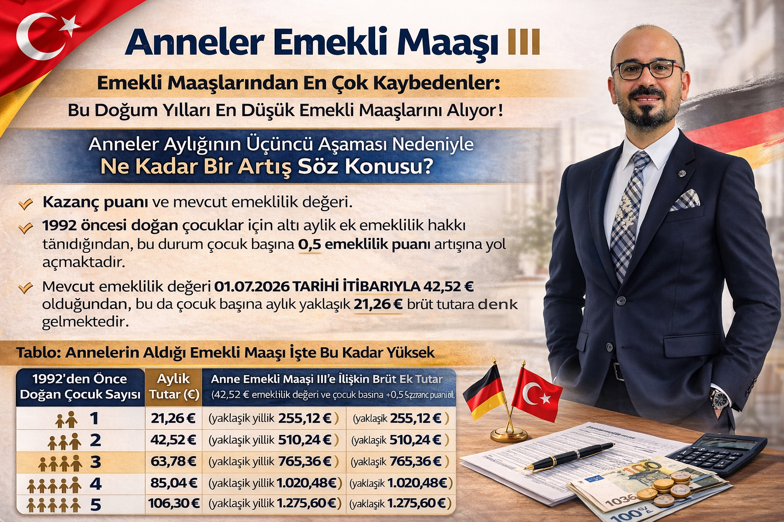 Anne Emekli Maaşı III (Mütterrente III): Emekli Maaşları Ne Kadar Yükseliyor?