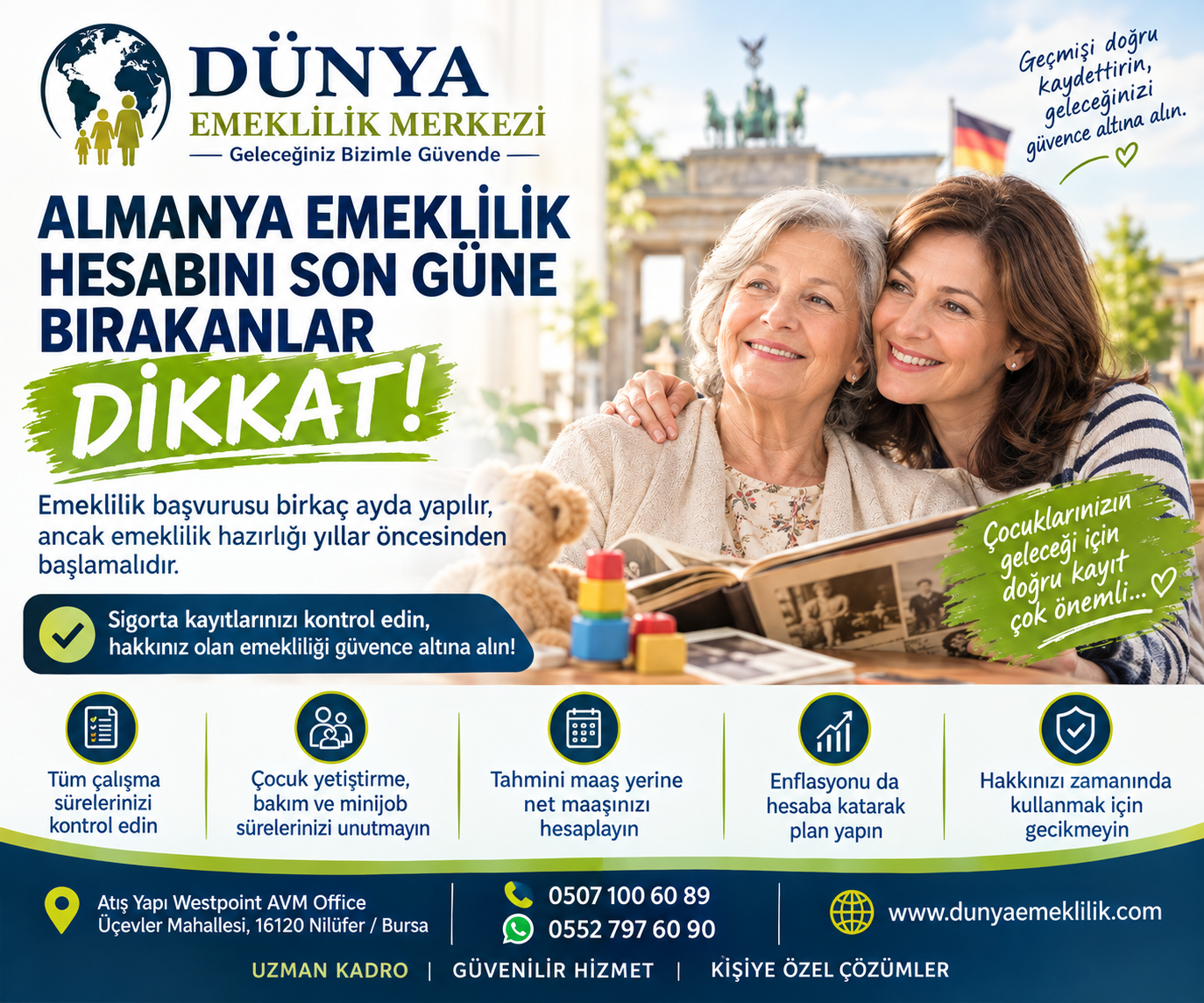 Almanya emeklilik hesabını son güne bırakanlar dikkat!