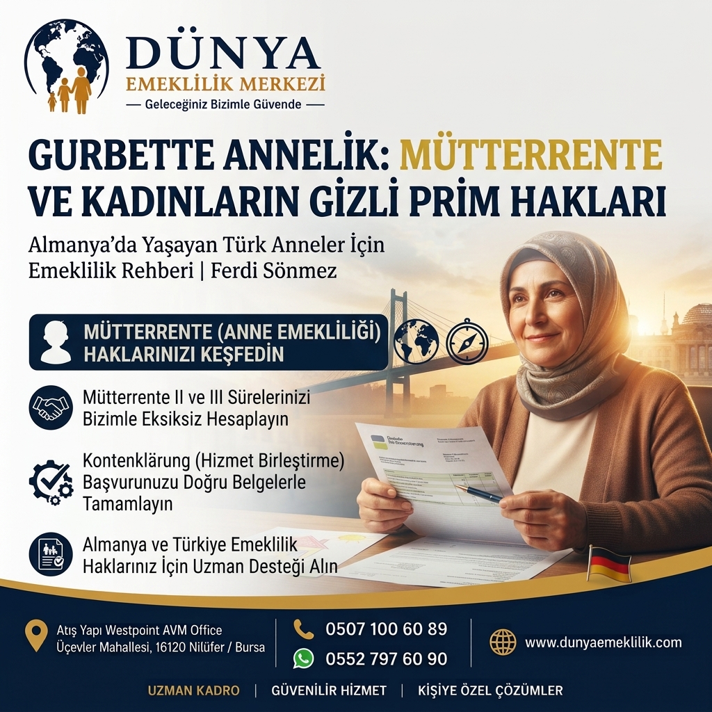 Almanya’da Mütterrente: Türk Kadınlarının Emeklilik Haklarında Kritik Detaylar